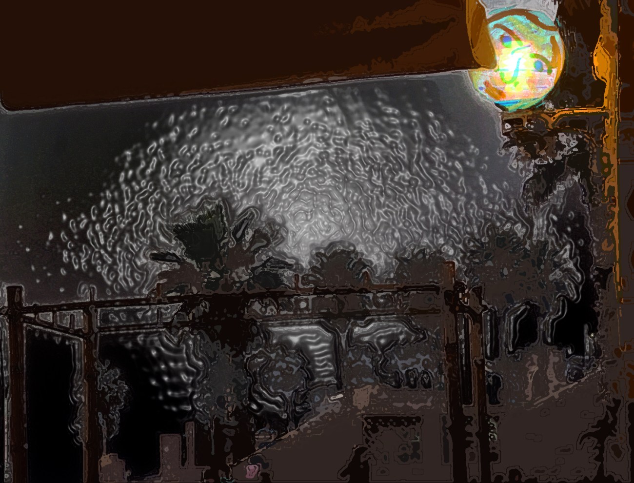 Beach Bar Night ii Beach Bar Night ii photo digital art montage ©2013 Michael Dickel