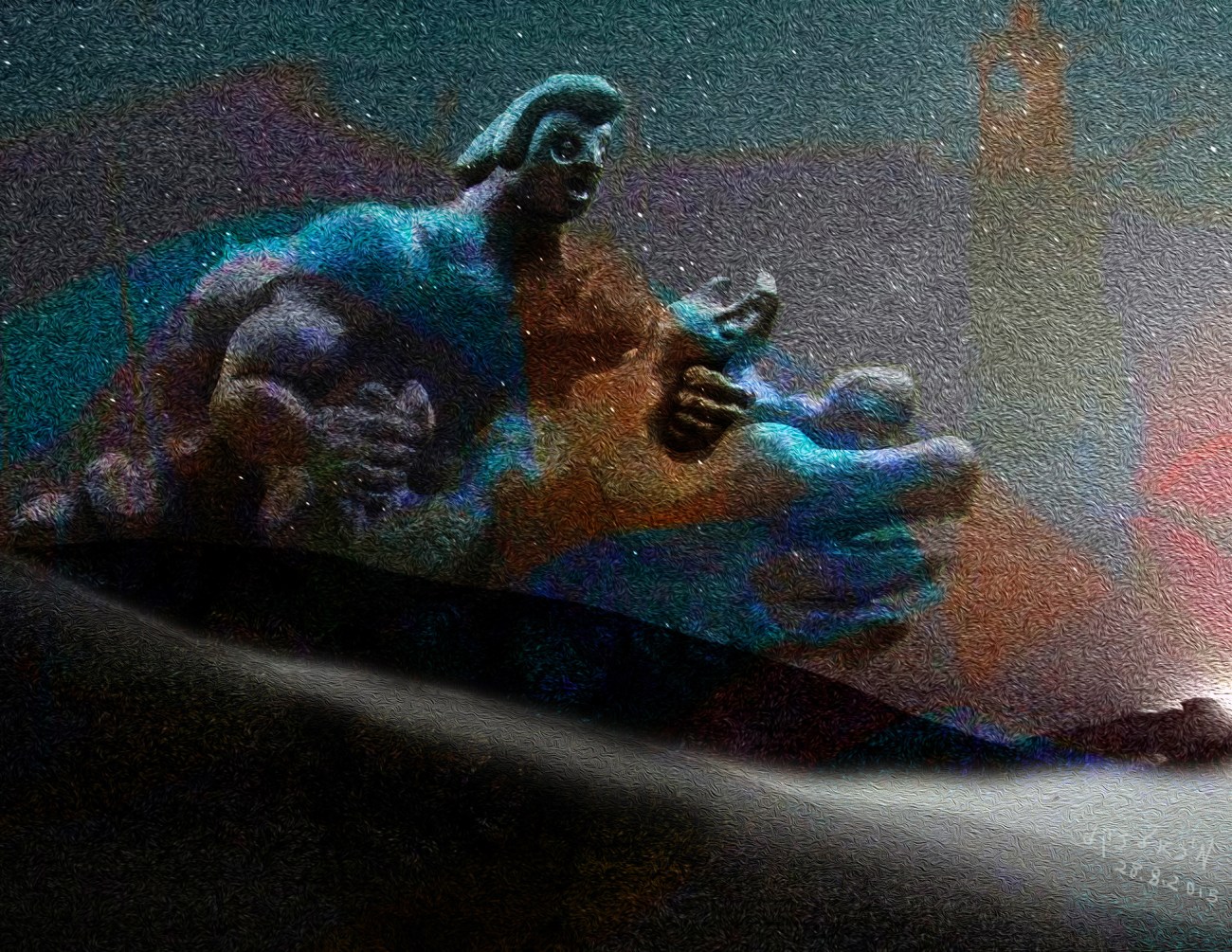 Digital art ©2014 Michael Dickel, feature image for My Brand Here post in Fragments of Michael Dickel