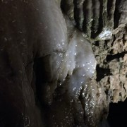 Flowstone digital photograph ©2016 Michael Dickel silvered print digital processed using Adobe PhotoShop Nik Tools by Google to accompany Flowstone Time, a poem by Michael Dickel in Fragment of Michael Dickel | poetry