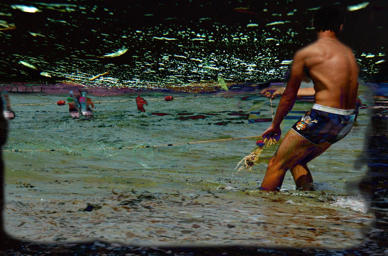 Water II Digital landscape from photos ©2017 Michael Dickel