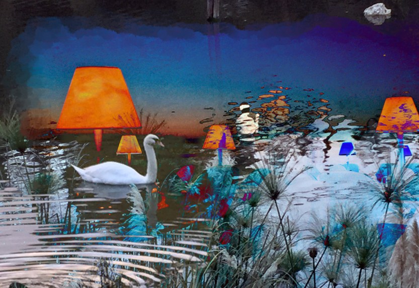 Two Hands in my Gut - 2 Digital Landscape from Photos